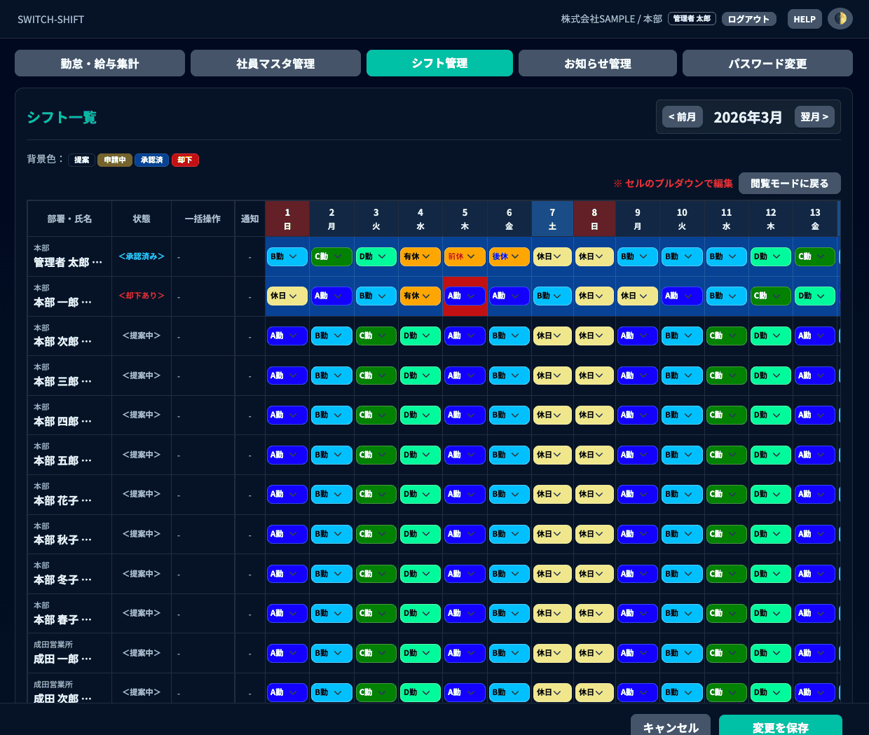 簡単編集モード